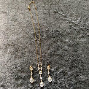 Crystal Necklace & Earrings - Wedding or Special Occasion